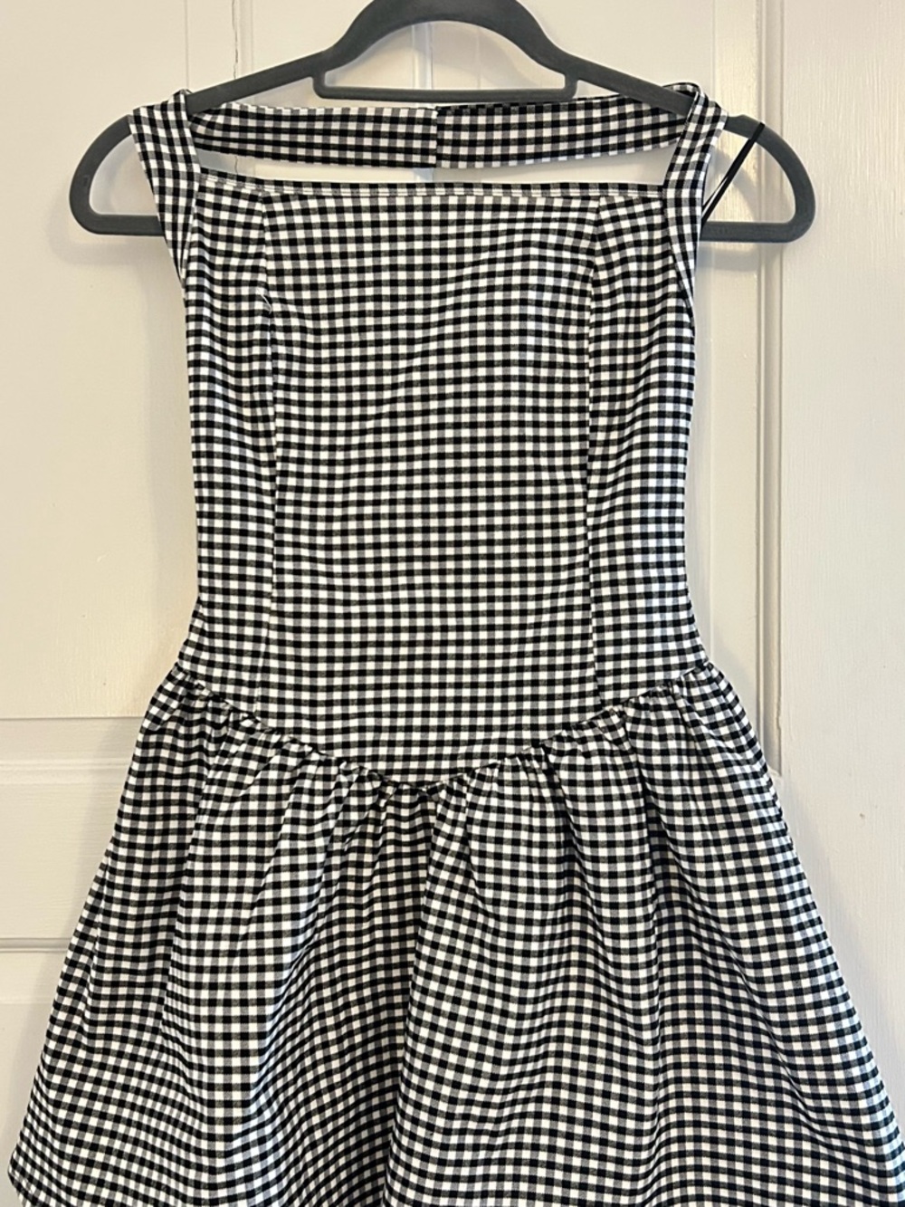 Black & White Gingham Sundress